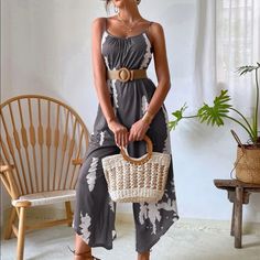 Asymmetrical Hem Cami Jumpsuit Ships In 7-10 Days~All Purchases Are Shipped With A Special Gift 95% Polyester, 5% Elastane Size Tags Are Letters Xs-(2) S-(4) M-(6) L-(8-10) Xl-(12) Xxl-(14) Search: Anthro Festival Preppy Casual Mumu Revolve Spell Reformation Puff Popular Swim Contemporary Layering Free People Cami Dress Top Events Lulu Vacation Beach Contemporary Anniversary Boat Weekend Pool Swim Night Out Visit My Boutique Casual Asymmetrical Jumpsuits And Rompers, Casual Spring Jumpsuit With Asymmetrical Design, Summer Asymmetrical Jumpsuits And Rompers, Asymmetrical Jumpsuits And Rompers For Summer, Free People Cami, Cami Jumpsuit, Preppy Casual, Vacation Beach, Dress Top