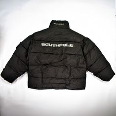 Vintage Southpole Y2k Spellout Puffer Heavy Winter Jacket - Xl Condition: Preowned, Good Condtion (Some Wear On Front Shown In Picture) Color: Black, White Size: Xl Description: Stay Warm In Y2k Style With This Vintage Southpole Spellout Puffer Jacket. Designed For The Colder Months, This Heavy Winter Jacket Features Bold Southpole Branding In White Against A Sleek Black Background. Preowned And Gently Used, It’s A Classic Throwback To Early 2000s Streetwear, Combining Warmth And Style For Those Early 2000s Streetwear, 2000s Streetwear, 2000 Fashion, South Pole, Early 2000s, Men's Coats And Jackets, Y2k Style, Puffer Jacket, Black Background