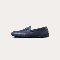 Add premium comfort and elegance to your casual or dressy style by wearing python leather bit loafers by Reggenza. Breathable and authentic leather lining and PU insole. These loafers are the definition of practices and fanciness. With premium-quality python leather shoes are made for long-lasting. Loafers that are perfect for slimmer trousers in your wardrobe. Flawless for both casual and formal encounters. Luxury Slip-ons For Galas With Leather Lining, Luxury Slip-ons With Leather Lining For Galas, Luxury Leather-lined Slip-ons For Galas, Luxury Slip-on Moccasins, Luxury Italian Slip-on Loafers, Luxury Slip-ons For Galas, Luxury Blue Slip-on Loafers, Luxury Slip-ons With Textured Sole For Galas, Luxury Slip-on Moccasins With Removable Insole