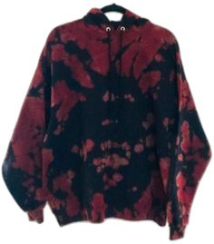 Red Oversized Cotton Hoodie, Oversized Red Cotton Hoodie, Relaxed Fit Cotton Tie-dye Sweatshirt, Cotton Tie Dye Sweatshirt For Loungewear, Tie Dye Cotton Sweatshirt For Loungewear, Fall Tie-dye Sweatshirt With Relaxed Fit, Relaxed Fit Tie Dye Sweatshirt For Fall, Tie Dye Cotton Sweatshirt Relaxed Fit, Tie Dye Relaxed Fit Sweatshirt For Fall