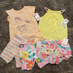 Floral Pull-On Twill Shorts 58% Cotton, 42% Viscose Twill 2-Pack Playground Shorts 93% Cotton, 7% Elastane Jersey 2-Pack Braided Tank Braided Straps Elastic At Neck Soft Jersey Glitter Horse Tulip Jersey Tee 100% Cotton Lightweight Jersey Cute Yellow Sets For Summer, Cute Yellow Summer Sets, Cute Yellow Summer Set, Playful Spring Sets For Playdate, Playful Sets For Playdate In Spring, Multicolor Playwear Sets For Spring, Playful Playwear Sets For Spring, Playful Spring Playwear Sets, Yellow Cotton Sets For Spring