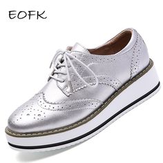 Shipping: Worldwide Express Shipping Available Delivery time: 🚚7-15Days Fast Shipping Returns: Fast refund,💯100% Money Back Guarantee. Brand Name: EOFKFlats Type: Brogue ShoesUpper Material: Split LeatherToe Shape: Pointed ToeOrigin: Mainland ChinaSeason: Spring/AutumnOccasion: CasualClosure Type: Lace-upItem Type: FlatsFashion Element: FretworkDepartment Name: AdultStyle: LEISUREOutsole Material: RubberInsole Material: PigskinPattern Type: SolidModel Number: women brogue sh Spring Patent Leather Lace-up Shoes With Round Toe, Casual Patent Leather Lace-up Shoes For Spring, Elegant Summer Wingtip Leather Shoes, White Formal Oxfords, White Leather Summer Oxfords, White Leather Oxfords For Summer, Summer Lace-up Shoes With Perforations And Flat Heel, Summer Leather Lace-up Office Shoes, Summer Office Lace-up Shoes With Round Toe