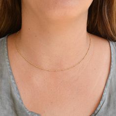 Gold choker Necklace,Simple Necklace,Dainty choker,Satellite Chain Necklace,Everyday Jewelry,Minimal Everyday Station Necklace With Satellite Chain, Minimalist Station Necklace With Satellite Chain, Minimalist Station Necklace With Delicate Chain For Layering, Delicate Station Necklace With Satellite Chain, Simple Necklace With Delicate Chain Choker, Simple Choker Necklace With Delicate Chain, Simple Choker With Delicate Chain, Delicate Everyday Choker Chain Necklace, Everyday Delicate Clavicle Chain Choker