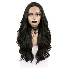 The wig is very fashionable and changeable, you can make it into any style according to your need. It's time to show your ingenious skills. Breathable high elastic net, and lightweight, make you feel very comfortable when you wear this lace hairline front wig. This cute wig is also a great gift for your friends or family. It is a Long-Lasting hairstyle; reusable, washable, washing with shampoo in cold water. Lace front wigs with realistic hairlines make it just like your own hair, everyone will be surprised how realistic this wig is. It is made of heat-resistant synthetic fiber, soft touch, and natural looking, just like your own real hair. Wigs for women with very stylish designs and pretty looking, make you more beautiful and confident, you will get tons of compliments with this cute wig Cute Wig, Wigs Long, Real Hair Wigs, Cheap Wigs, Hair Wigs For Women, Real Hair, Wig Cap, Body Wave, Hair Wigs