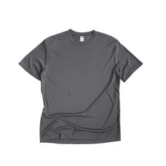 Designed with work in mind, our polyester tees are terrific for outdoor projects or bringing radiance to your office wardrobe. Our only sport fabric, this 100% polyester is a light weight keeping you cool and comfy. Unisex Size Chest Waist Hip Fit Size (ladies) XS 34"-38" 34"-38" 34"-37" 4-6 SM 39"-40" 39"-40" 38"-39" 6-8 MED 41"-42" 41"-42" 40"-41" 10-12 LRG 43"-44" 43"-44" 42"-43" 12-14 XL 45"-46" 45"-46" 44"-45" 14-16 2XL 47"-50" 47"-50" 46"-49" 18-20 3XL 51"-54" 51"-54" 50"-53" 22-24 Gray Crew Neck T-shirt For Outdoor Activities, Functional Gray T-shirt With Go-dry Technology, Functional Gray Moisture-wicking T-shirt, Functional Gray Go-dry T-shirt, Gray Sporty T-shirt For Outdoor, Gray Short Sleeve Top For Outdoor, Sporty Outdoor T-shirt, Gray Moisture-wicking Short Sleeve T-shirt, Gray Breathable Functional T-shirt