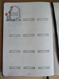 an open notebook with some writing on it