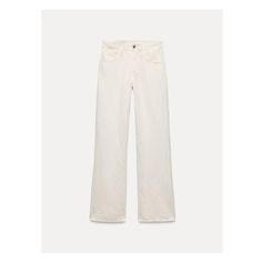 Linen blend pants. Mid waist with belt loops and five pockets. Front zip and metal button closure. Cream Relaxed Fit Jeans With Five Pockets, Classic Cream Jeans With Five Pockets, Classic Cream Jeans For Spring, Cream Straight Leg Jeans With Five Pockets, Cream Five-pocket Jeans For Work, Cream Straight Leg Jeans For Fall, Classic High Rise Cream Jeans, Classic Cream Jeans For Workwear, Classic Cream Jeans