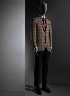 With a fantastic pinnacle, our exclusive jacket is a highly peculiar piece that exposes a dapper look. Tailored with a wool and cashmere blend, our Lanificio Zegna Trofeo Brown Checks Cashmere Jacket is unified with a bold checks design and a brown shade supporting its quirky and sumptuous look. So forge an incredible experience with our luxurious jacket that will engage your style comfortably. 
 
 Look Includes  Lanificio Zegna Trofeo Brown Checks Cashmere Fabric  Two Button Jacket Style  Notch Luxury Suits With Suit Collar For Fall, Luxury Fall Suits With Suit Collar, Luxury Semi-formal Fall Blazer, Luxury Semi-formal Wool Outerwear, Luxury Single Breasted Suit For Fall, Luxury Single Breasted Fall Suits, Luxury Business Casual Suits For Fall, Luxury Business Casual Fall Suit, Luxury Single-breasted Suit For Fall