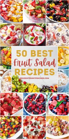 the top 50 best fruit salad recipes