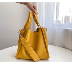 Brand Name: MR.YLLSShape: BucketHandbags Type: Shoulder BagsTypes of bags: Shoulder HandbagsOrigin: CN(Origin)Main Material: PUClosure Type: HaspHardness: SOFTExterior: NONEStyle: CasualLining Material: Synthetic LeatherOccasion: VersatileGender: WOMENPattern Type: SolidNumber of Handles/Straps: SingleInterior: No PocketDecoration: NONEItem Type: HandbagsColor: black,gray,white,yellow,apricotbag 1: women's bag 2020bag 2: shoulder bag for women 2020bag 3: casual large capacity tote bagbag 4: bask Big Bucket, Bucket Handbags, Luxury Crossbody, Handbags Designer, Bags Luxury, Online Shopping For Women, Types Of Bag, Casual Bags, Shoulder Handbags