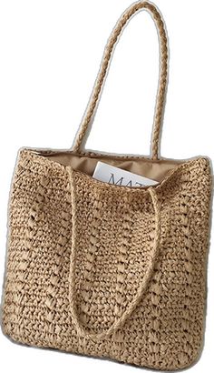 Elena Handbags Straw Woven Tote Bag Woven Tote Bag, Woven Design, Retro Vibe, Everyday Essentials, Everyday Style, Beach Bag, Timeless Pieces, Everyday Fashion, Everyday Essentials Products