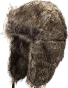 Fluffy Faux Fur Hat For Cold Weather, Brown Faux Fur Hats For Outdoor, Warm Faux Fur Hat For Outdoor, Brown Faux Fur Outdoor Hats, Warm Faux Fur Hat For Outdoor Use, Faux Fur Hat With Plush Lining For Cold Weather, Faux Fur Hats With Plush Lining For Cold Weather, Fur Trapper Hat, Take It Off