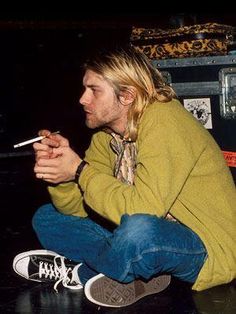 Kurt Cobain On The Floor, Kurt Cobain, The Floor, A Man