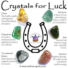 Crystals For Luck, Protection Crystals, Gemstone Meanings