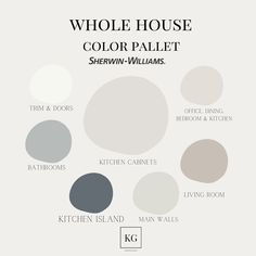 the whole house color palette for sheryln williams