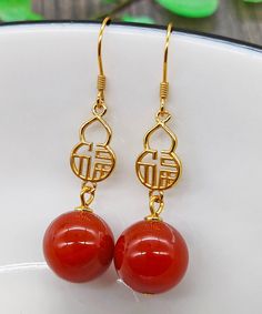 DIY Red Sterling Silver Overgild Agate Drop EarringsMade of fine Sterling Silver Overgild Agate.Measurement: 4.3cm/1.677" * 1cm/0.39". Matches easily with daily hairstyle, dresses & Shirts Daily Hairstyles, Agate, Drop Earrings, Sterling Silver, Silver, Red, Dresses