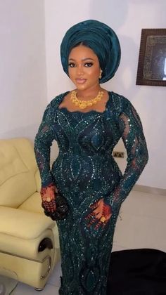 Wedding Guest, Lace style,Owanbe ,Aso ebi dress, Women Dress, African Lace Gown, Dress for Women, Evening Dress, Nigerian Trendy gown, Green Gown With Sweep Train, Green Sweep Train Gown, Green Sweep Train Wedding Dress, Green Lace Evening Dress For Banquet, Green Lace Evening Dress For Banquets, Green Lace Dress For Banquet, Long Sleeve Gown For Wedding Guest With Fitted Bodice, Green Lace Evening Dress For Wedding, Fitted Bodice Long Sleeve Gown For Wedding Guest