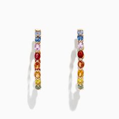 Watercolors 14K Yellow Gold Multi Sapphire 1 Sea Stars, Gem Diamonds, Multi Sapphire, Pink Topaz, Effy Jewelry, Colored Gems, Mystic Topaz, Vivid Color, Precious Gems