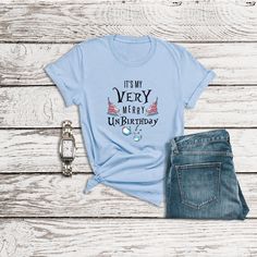 Alice in Wonderland Shirts, It's My Very Merry UnBirthday Shirt, Mad Hatter, Mad Tea Party, Epcot Food and Wine Shirt, Disney Birthday Shirt by BoundingInstyle on Etsy Disney Maternity, Toy Story Shirt