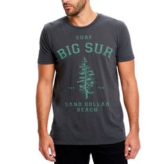 Big Sur National Park Unisex T-shirt It's time to go surf. Throw on this ultra soft beach tee, with a distressed, vintage style graphic. Toss your board in the trunk, and head up the PCH to one of northern California's most beautiful coastal National Parks. Big Sur Artwork is slightly distressed, printed in Los Angeles, and sits on a soft, 100% garment dyed slub cotton, vintage style tee from Alternative Apparel. Designed & Screen printed in Los Angeles. Sizes & Colors made to order. https://www Surfing Crew Neck T-shirt With Front Print, Surfing T-shirt With Front Print And Short Sleeves, Graphic Tee T-shirt For Surfing With Relaxed Fit, Crew Neck T-shirt With Front Print For Surfing, Relaxed Fit Graphic Tee For Surfing, Graphic Tee With Relaxed Fit For Surfing, Surfing Graphic Tee With Screen Print, Graphic Surfing T-shirt With Screen Print, Surfing Graphic Tee With Crew Neck