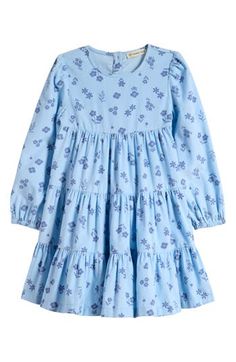 Corduroy adds classic cool-weather style to this adorable tiered dress in a silhouette perfect for layered looks. Unlined 100% cotton Machine wash, tumble dry Imported Big Girl Dresses, Tier Dress, Corduroy Dress, Sewing Project, Layered Look, Tiered Dress, Nordstrom Dresses, Size Clothing, Dress Shop