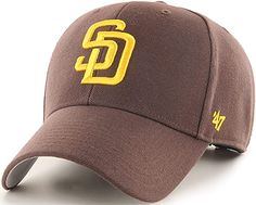 #ad San Diego Padres '47 MLB Team Color MVP Adjustable Hat San Diego Padres Hat, Cubs Hat, Mlb Teams