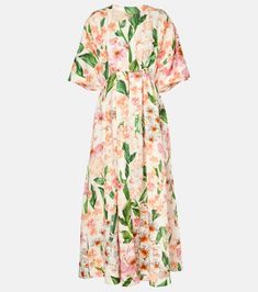 Vacation Linen Dresses With Floral Print, Multicolor Linen Beach Dress, Beach Linen Dress With Floral Print, Floral Print Linen Maxi Dress, Vacation Linen Dress With Floral Print, Floral Linen Dress For Vacation, Linen Floral Print Maxi Dress For Beach, Floral Print Linen Maxi Dress For Beach, Multicolor Linen Dress For Vacation