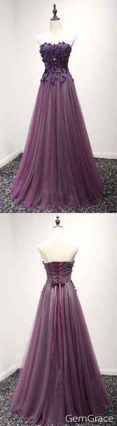 Purple Party Dress, Strapless Evening Dress, Prom Long, Corset Dress Prom, Vintage Prom, Prom Formal, Satin Prom Dress, Tulle Prom Dress, Dress Prom