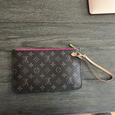 Authentic Louis Vuitton Wristlet From My Neverfull Neverfull Not Included Excellent Condition Designer Pink Pouch For Everyday Use, Louis Vuitton Wristlet, Bags Louis Vuitton, Louis Vuitton Bags, Authentic Louis Vuitton, Louis Vuitton Bag, Bag Lady, Louis Vuitton, Size 10