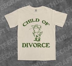 Comfort Colors® Funny Frog Shirt, Child Of Divorce T-Shirt, Cute Frog Gift, Meme T-Shirt, Toad Tee, Animal Lover Shirt, Gag Tees   ### Sizing and Color Details ### Our custom shirts are crafted specifically for you and, therefore, we do not accommodate returns or exchanges. To guarantee the ideal fit, please consult our color and size charts prior to placing your order. Feel free to reach out with any queries regarding sizing or colors. ### HOW TO PURCHASE MULTIPLE ITEMS ### Choose your size and color from the drop-down menus and add them to your cart! Simply go back and repeat the process for each shirt. If you wish to include or modify anything on the featured design in the display picture, please get in touch with us. ### Product Details ### (T-shirts and Long Sleeve T-shirts) Solid sha Silly Tshirts, Child Of Divorce, Silly Clothes, Frog Shirt, Silly Shirt, Funky Shirts, Frog Gifts, Divorce And Kids, Funny Tshirt Design