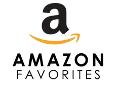 an amazon logo with the words,'amazon favorites'in black and yellow