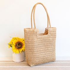 NOW AVAILABLE IN STOCK. FAST SHIPPING FROM LOS ANGELES. 3-5 DAYS Chic straw woven tote bag perfect for all occasions. It's the perfect combination of style and practicality, making it ideal for any event whether it be formal or laid back. Zipper closureSize approximately 12"H x 15.5"W x 5"DStrap drop length: 10 inches Designer Style ID: 8723 Retro Straw Woven Tote Bag, Summer Bag, Everyday Shoulder Bag, Beach Bag Rectangular Natural Hobo Bag For Spring, Casual Square Hobo Bag With Braided Handles, Eco-friendly Shoulder Bag With Braided Handles For Daily Use, Daily Use Shoulder Bag With Open Weave, Double Handle, Eco-friendly Rectangular Hobo Bag For Vacation, Open Weave Shoulder Bag For Daily Use, Daily Use Open Weave Shoulder Bucket Bag, Everyday Straw Bag With Open Weave And Double Handle, Casual Beach Bag With Open Weave For Everyday Use