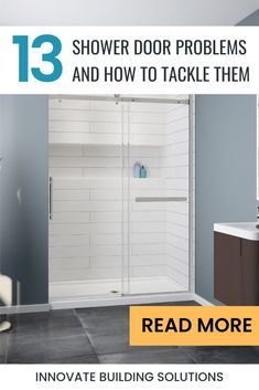 Tired of dealing with pesky shower door issues? Dive into our ultimate guide for solving common glass shower door problems. 🚿✨ Click the link to learn more.  | Innovate Building Solutions | Cleveland Bathroom Contractors Bathroom Remodeling Ideas | Glass Shower Doors | Home Remodeling |Ideas | Pivot Glass | Bypass Shower Door | Streak Free Glass Doors Bypass Shower Door, Diy Bathtub, Faux Stone Panels, Glass Shower Doors Frameless, Glass Shower Door, Glass Floor, Shower Cleaner, Glass Shower Doors