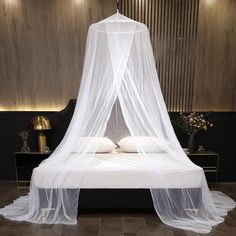 Mengersi Mosquito Net Bed Canopy Black Hanging Curtains From Ceiling, Curtains From Ceiling, Mosquito Net Bedroom, Hanging Bed Canopy, Ceiling Bed, Birthday Bedroom, Net Bed, Mosquito Net Bed, Travel Bedroom