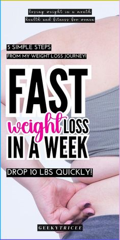 Want to lose weight fast? I’m sharing my 5 simple steps to help you drop up to 10 lbs quickly, naturally! Perfect for a quick weight loss boost, these tips are easy to follow and effective. From diet changes to workout routines, you’ll learn how to kickstart your weight loss journey and see results quickly. Save this pin and start shedding those pounds today! Fast Losing Weight Tips, How To Drop 10 Pounds Fast, Losing Weight In 10 Days, How To Slim Down Fast, Fastest Diet To Lose 20 Pounds, Fast Results Workout, Lose 80 Lbs In 5 Months, 50lbs In 3 Months, Easy Way To Lose 10 Pounds