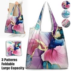 Category:Shoulder Bag,Crossbody Bag; Embellishment:Print; Gender:Women's; Type:Bucket Bag; Occasion:Shopping,Holiday,Daily; Material:Polyester; Width:80,4; Height:66; Function:Lightweight,Foldable,Large Capacity; Pattern:Marble,Abstract Art; Listing Date:04/02/2024; Production mode:External procurement; Length:37 Cheap Handbags, Womens Sandals Wedges, Womens Wedges, Womens Crossbody Bag, Printed Bags, Online Bags, Printed Tote Bags, Moda Casual, Platform Sandals