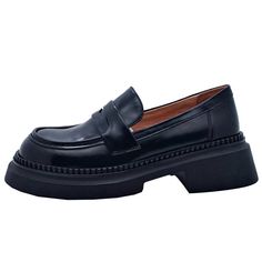 These loafers are designed in a timeless, minimal silhouette, so you'll be sure to wear them often. Made from cow leather, soft bottom that ensure all-day comfort. Stylish and tangible feeling,The leather has been processed to make them more straight. Color: Coffee/BlackMaterial: CowhideLining: Genuine LeatherInsole: CowhideSole: RubberHeels: 4 cm/1.57"Weight: 0.42kg Each Shoes (measured size 7) Fit: Medium to Wide, Runs Normal.Origin: Made in China Production Time: About 5-7 days (Any exception Penny Loafers For Women, Coffee Black, Color Coffee, Leather Texture, Pig Skin, Penny Loafers, Black Coffee, Loafers For Women, Cow Leather