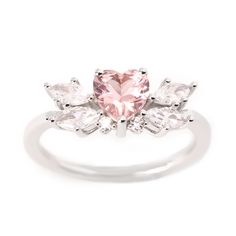 All hail our gorgeously redesigned princess serenity ring, made with sterling silver .925 plated in yellow gold with cubic zirconia. Get yours today! Morganite Jewelry With Diamond Accents For Promise Ring, Pink Cubic Zirconia Heart Ring With Prong Setting, Pink Cluster Promise Ring In Fine Jewelry Style, Pink Cubic Zirconia Diamond Ring For Proposal, Pink Cubic Zirconia Diamond Proposal Ring, Pink Heart Ring In Cubic Zirconia, Fine Jewelry Style, Pink Cubic Zirconia Heart Ring Fine Jewelry, Pink Heart-shaped Cubic Zirconia Diamond Ring, Morganite Ring With Diamond Accents For Promise