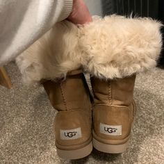 New Without Box. These Were Limited Edition. They Have The Long Sheep Fur. Size 6. Price Is Firm. No Stains. 2025 Predictions, Chestnut Ugg Boots, Ugg Shoes Women, Brown Uggs, Womens Uggs, Shoes Women, Ugg Shoes, Ugg Boots, Tan Brown