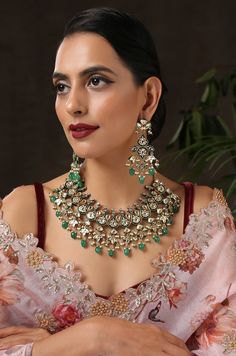 This necklace set is our sincere attempt to render the ethereal beauty of a peacock a visual expression. Embodying the elegance, suave and enchanting beauty of the peacock, the king of birds, this necklace is truly a masterpiece. Necklace Closure - Adjustable Dori Earrings Closure - Push Back Necklace -20 inches Earrings - 3.25 inches Style Tip - These tasteful designs with oodles of luxurious details will keep you hooked every time you look at them. The mesmerizing play of light and textures ar Meenakari Necklace, Necklace Closure, Peacock Necklace, Back Necklace, The Peacock, Choker Necklace Set, America Flag, Jhumka Earrings, Earrings 3