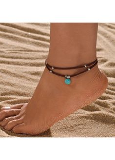 Color:Mint Green;Package Contents:1 X Anklet;Occasion:Sport; Bohemian Adjustable Anklets, Casual Beach Anklets For Spring, Casual Beach Spring Anklets, Casual Spring Beach Anklets, Casual Beach Anklets With Ankle Strap, Adjustable Ankle Strap Casual Anklets, Adjustable Casual Anklets, Adjustable Casual Ankle Strap Anklets, Casual Ankle Strap Anklets For Spring