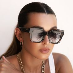 PREMIUM HANDMADE ACETATE FRAMES Meet Bon Chic. These sleek and chic designer square sunglasses are a must-have for any fashionista. With their oversized square lenses, they provide excellent sun protection while making a bold fashion statement. PREMIUM NYLON LENSES Highest quality, impact resistant nylon lenses. 100% UVA / UVB protection. HANDMADE FROM BEST QUALITY MATERIALS Hypoallergenic & handcrafted premium quality acetate frames featuring 5 barrel stainless steel hinges with akulon coated s Trendy Acetate Wayfarer Sunglasses, Chic Wayfarer Sunglasses With Uva Protection, Trendy Acetate Square Frame Cat Eye Sunglasses, Trendy Acetate Sunglasses With Mirrored Lenses, Casual Square Sunglasses For Party, Square Frame Acetate Sunglasses For Summer, Modern Sunglasses With Mirrored Lenses For Fashion, Chic Square Sunglasses For Party, Modern Polarized Cat Eye Sunglasses For Day Out