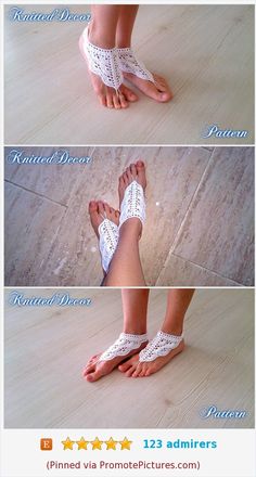 Barefoot sandals tutorial Crochet barefoot pattern Boho footless sandals tutorial Boho crochet pattern DIY barefoot sandal PDF barefoot https://www.etsy.com/KnittedDecor/listing/558450261/barefoot-sandals-tutorial-crochet?ref=shop_home_active_20  (Pinned using https://PromotePictures.com) Bohemian Crochet Sandals For Summer, Bohemian Crochet Beach Sandals, Bohemian Crochet Sandals For Beach, Bohemian Crochet Barefoot Sandals For Festivals, Handmade White Barefoot Sandals For Beach, White Barefoot Sandals For Summer Festivals, Adjustable Crochet Barefoot Sandals For Beach, Crochet Adjustable Barefoot Sandals, Crochet Open Toe Adjustable Barefoot Sandals