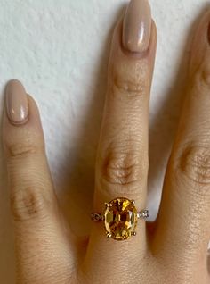 Metal: 14kt Yellow Gold Weight Of Ring Including Stones: 2.97 grams Stone: Citrine And Diamond Shape: Round And Oval-shape Diamond Weight: .08 ctw Rhodolite Weight: 4.25 ctw Measurements Of Rhodolite: 15.79 x 10.42 mm Ring Size: 6 Hight Of Ring: 23.00mm Width Of Band: 3.00 mm Design Element: Vintage infinity design. 1/2 Way Matching Band Listing: https://www.etsy.com/listing/576467063/any-color-14k-gold-vintage-style-diamond?ga_search_query=infinity&ref=shop_items_search_11 Eternity Matching Infinity Design, Amethyst And Diamond Ring, Gold Dipped, Matching Band, Diamond Shape, 2 Way, Pink Tourmaline, Design Element, Oval Shape