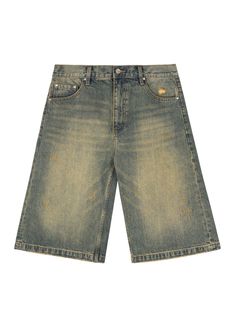 Discover the timeless appeal of our Classic Vintage Denim Jorts. These wide-fitting, baggy straight-leg shorts feature a light wash, distressed details, and a ripped hemline for that authentic vintage workwear vibe. Made from 100% denim cotton, this unisex piece is perfect for any wardrobe. Available in Extra Small to Extra Large. SIZE (CM) LENGTH WAIST BUTT EXTRA SMALL 60.5 70 92 SMALL 62 76 98 MEDIUM 63 80 102 LARGE 64 84 106 EXTRA LARGE 65 88 110 Jorts Aesthetic, Jorts Baggy, Denim Jorts, Vintage Workwear, Baggy Shorts, Cute Couple Gifts, Earthy Outfits, Pin Up Tattoos, Girl Closet