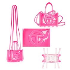 ad eBay - Find many great new & used options and get the best deals for Telfar x Melissa Small Jelly Shopper Bag, Clear Pink at the best online prices at eBay! Free shipping for many products! Pink Ugg Telfar Bag, Telfar X Melissa, Telfar Bags, The Afterparty, Hot Pink Bag, Pink Uggs, Instagram Font, Pink Bags, My Style Bags