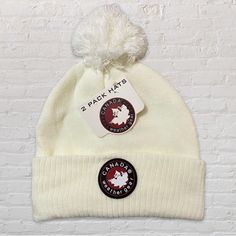 Canada Weather Gear Cream Knit Beanie One Size New With Tags Ships Next Day Offers Always Welcome! White Knit Casual Beanie, Casual White Knit Beanie, White Casual Acrylic Beanie, White Acrylic Casual Beanie, White Knit Beanie For Fall, Casual White Knitted Beanie, Casual White Acrylic Hat, White Knit Beanie One Size, Canada Weather