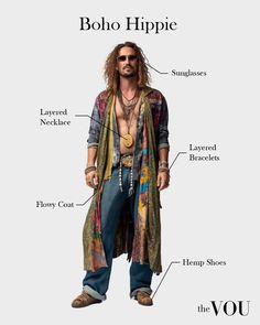 25 Types of Boho Styles - Most Popular and Trendy Mens Hippie Fashion