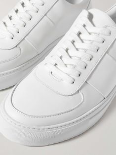 Shop MR P. Larry Leather Sneakers, Explore the latest in-season MR P. collection today on MR PORTER Mr P, Sneakers For Men, Mr Porter, Leather Sneakers, Top Sneakers, Porter, Athletic Shoes, For Men, Sneakers