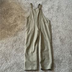 Sage Green Jumper Adjustable Straps Spring Khaki Cotton Overalls, Casual Green Overalls, Khaki Overalls For Spring, Casual Khaki Overalls For Spring, Green Jumper, Green Jumpers, Sage Green, Muse, Pant Jumpsuit